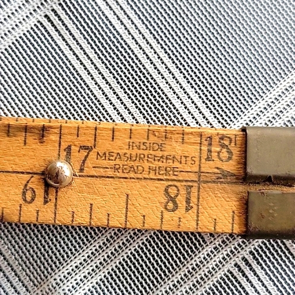 Vintage Sliding Wood Insurance Advertising Ruler - Picture 8 of 8